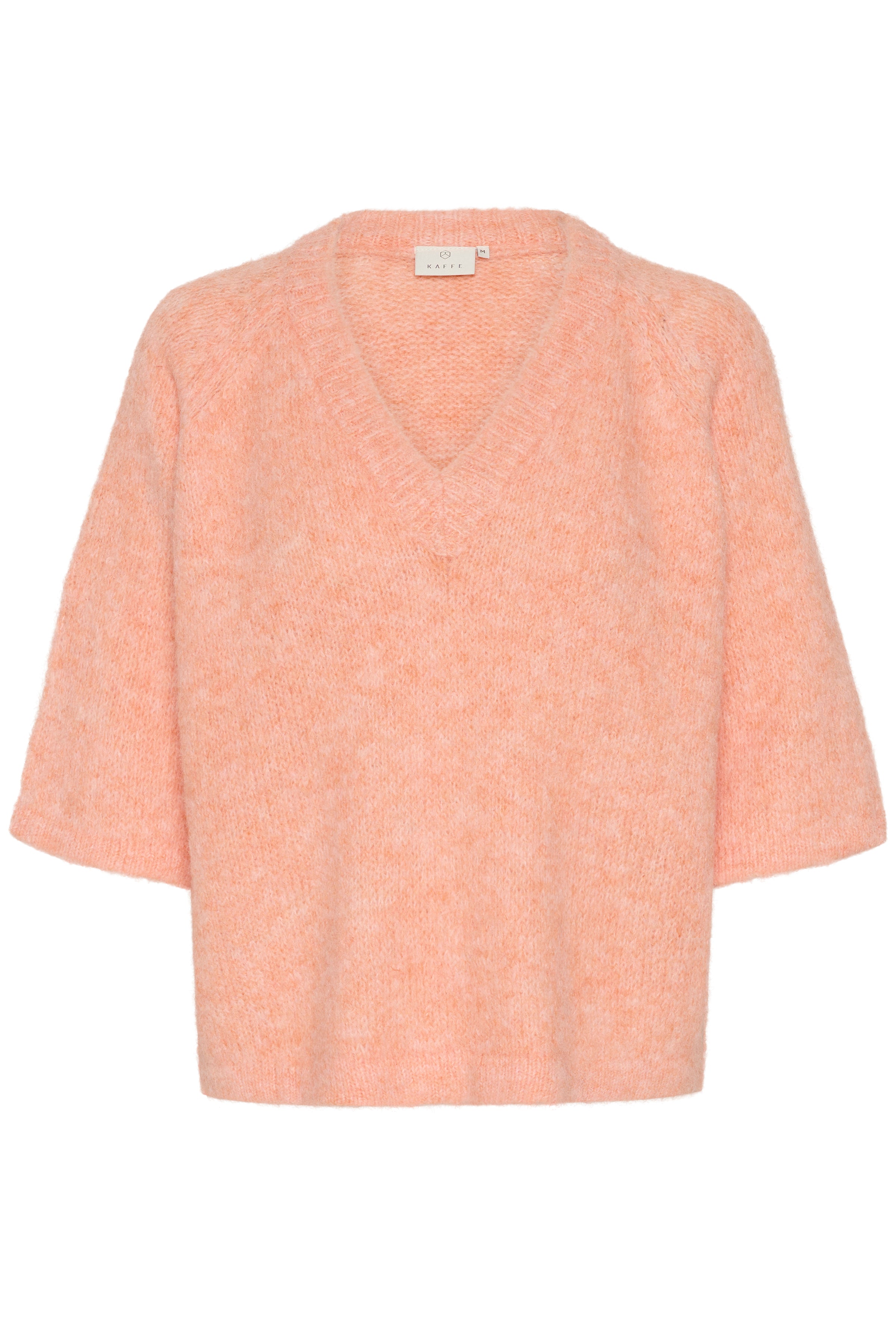 EMILIE V-Neck Pullover ~ Lime, Peach