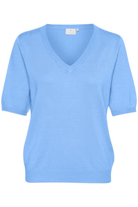 LIZZA Pullover ~ Vista Blue, Rosebloom