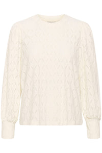 TINE Lace Blouse ~ Chalk