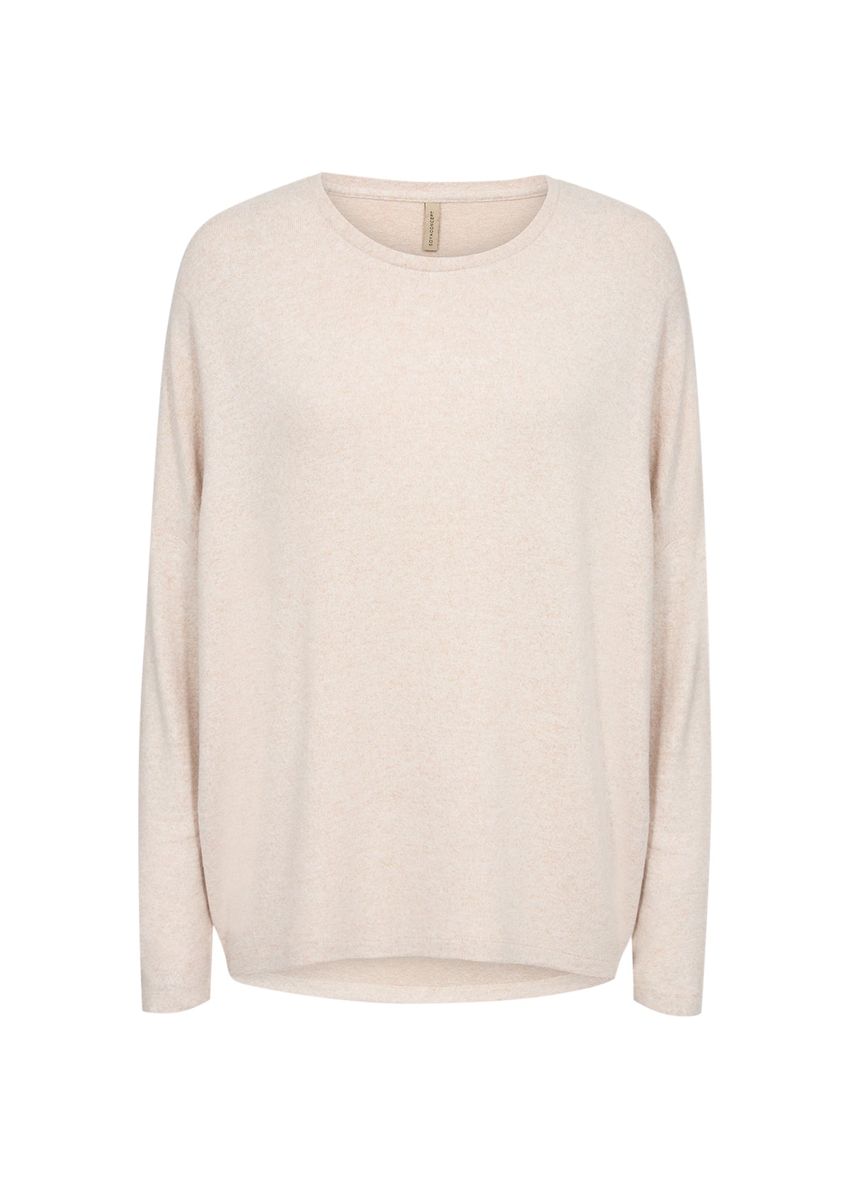 BIARA Sweatshirt ~ Cream Melange, Navy Melange