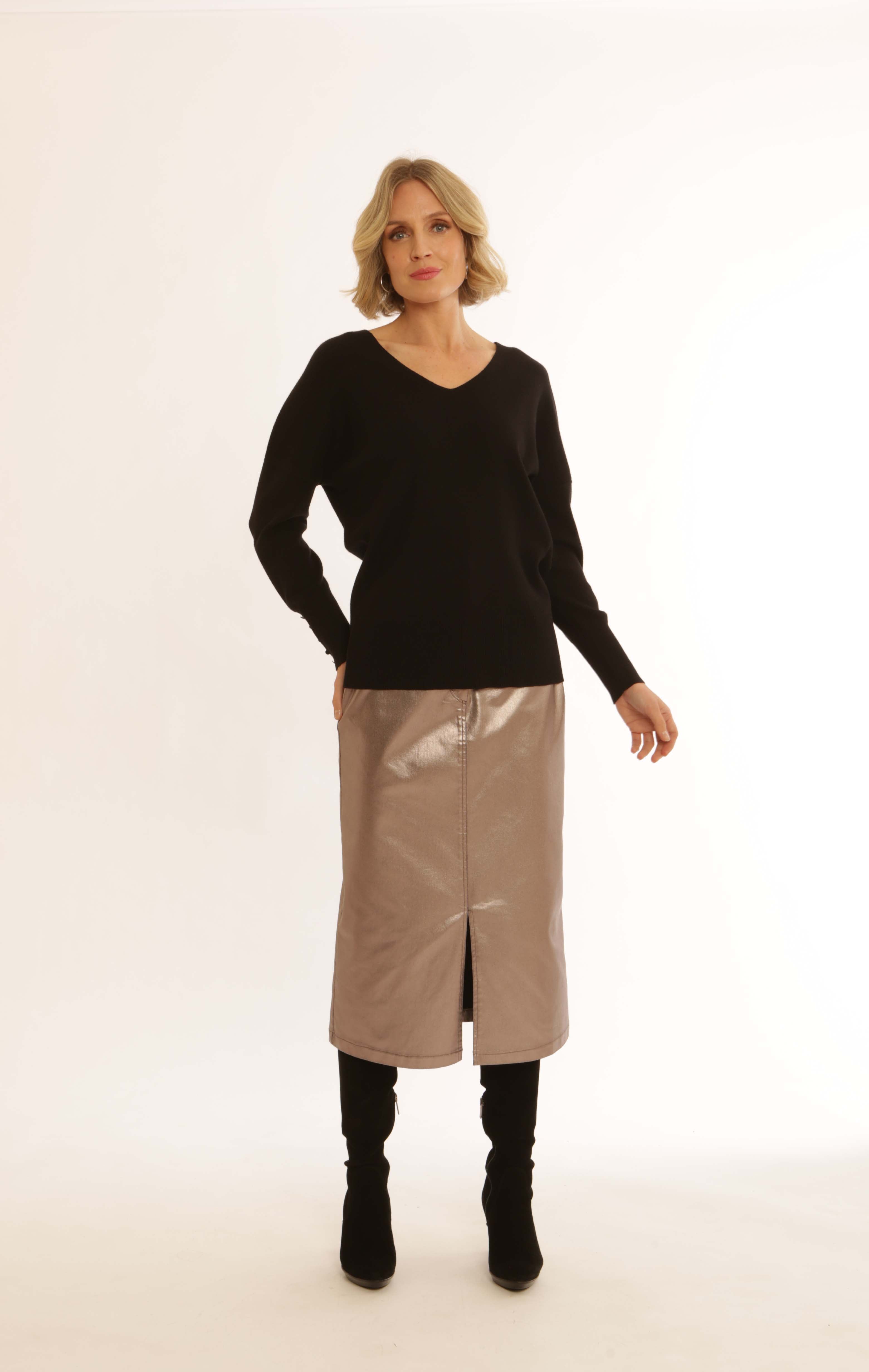 AVA Skirt ~ Bronze