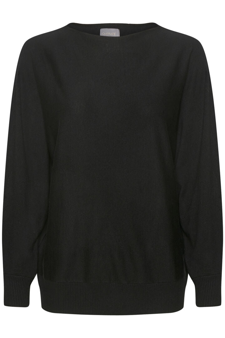 ANNEMARIE Batwing Jumper available in Navy, Warm Sand & Black